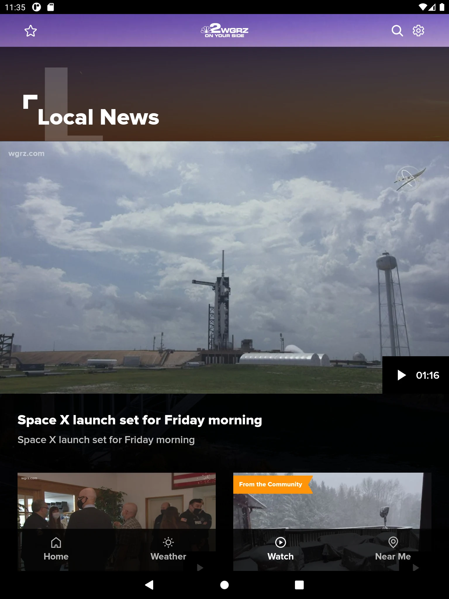 Buffalo News from WGRZ screenshot